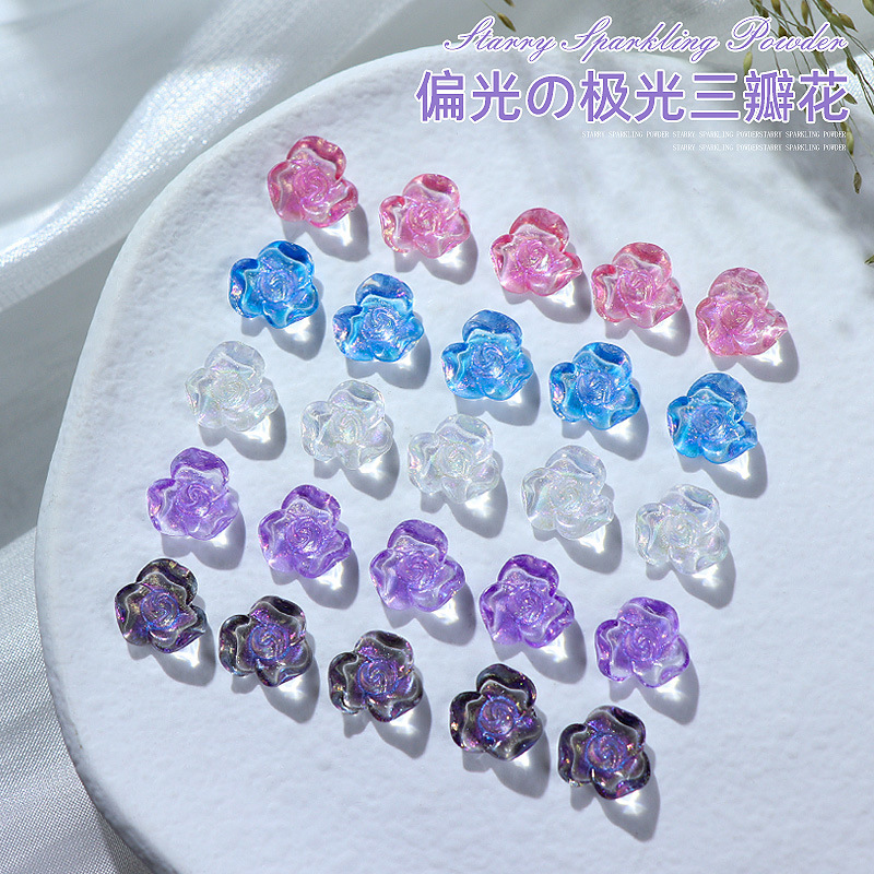 Resin Glitter Pack - 50pcs/pack 10x10mm nail art fine glitter