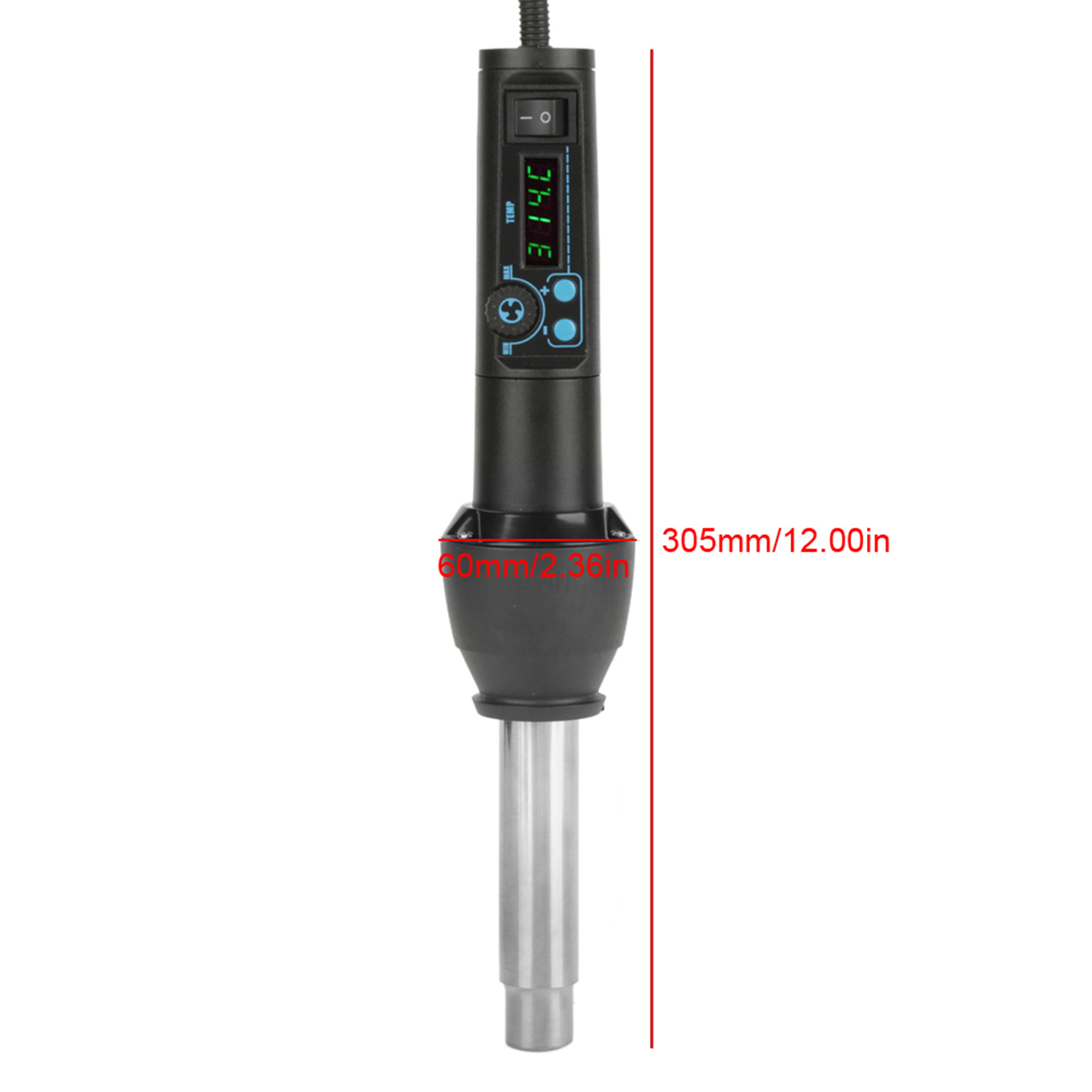 8858‑I / 650W LED Digital Disp - Heat Gun Small ulasan dan harga