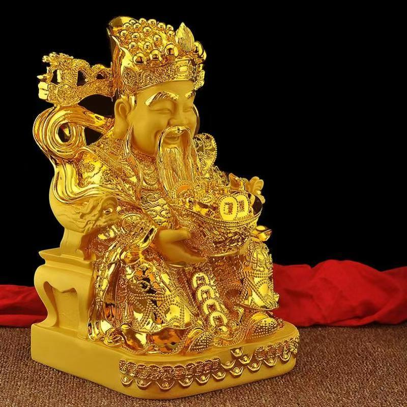 Feng Shui Gold God of Wealth L - Crafting Resin ulasan dan harga