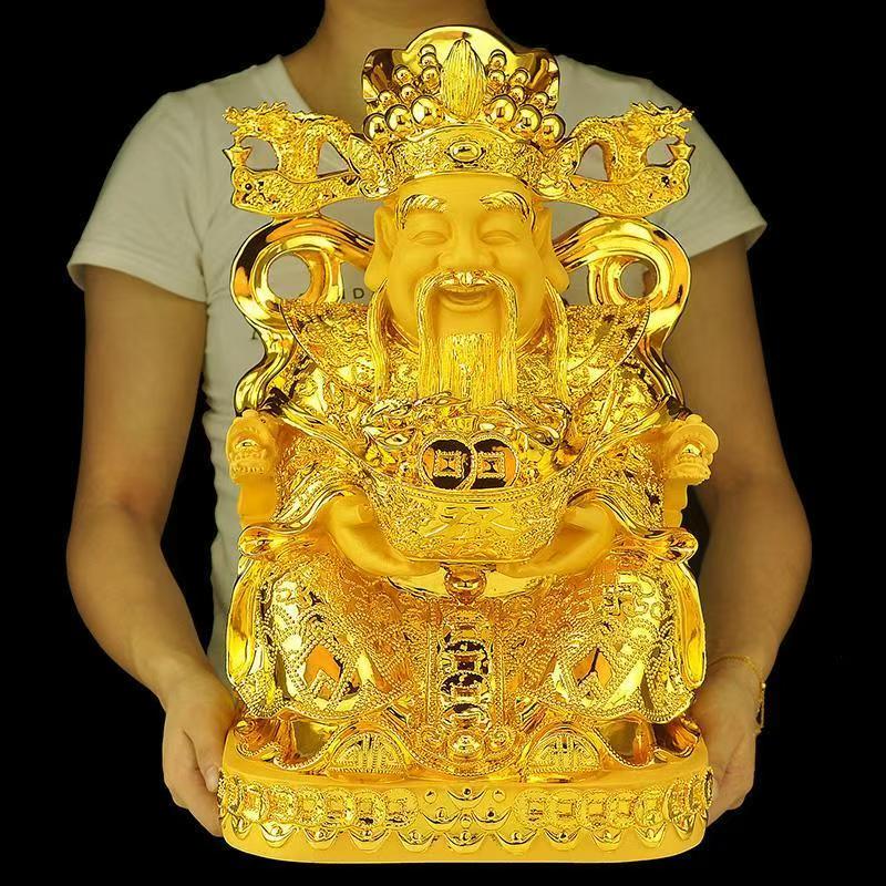 Feng Shui Gold God of Wealth L - Crafting Resin ulasan dan harga