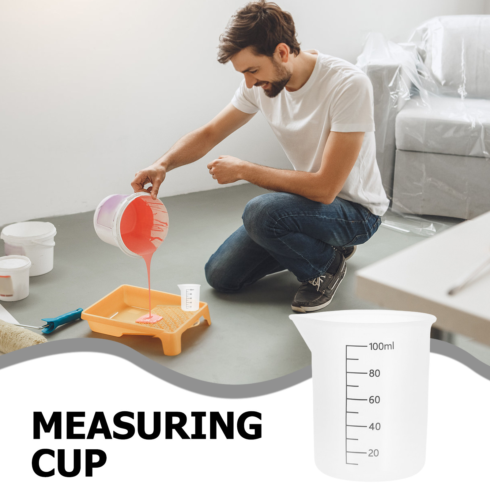Silicone Measuring Cups 8 Piec - Mixing Cup Silicone ulasan dan harga