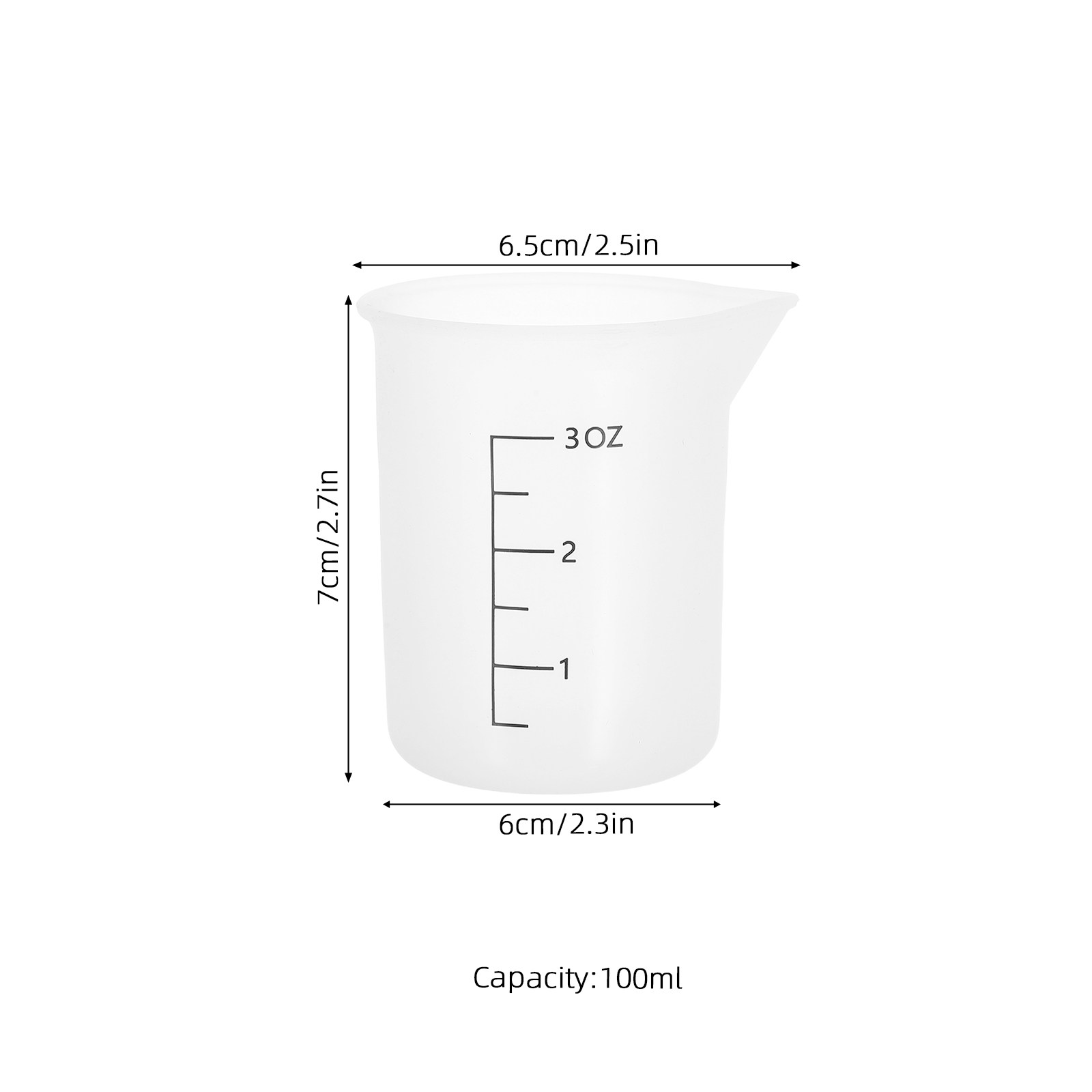 Silicone Measuring Cups 8 Piec - Mixing Cup Silicone ulasan dan harga