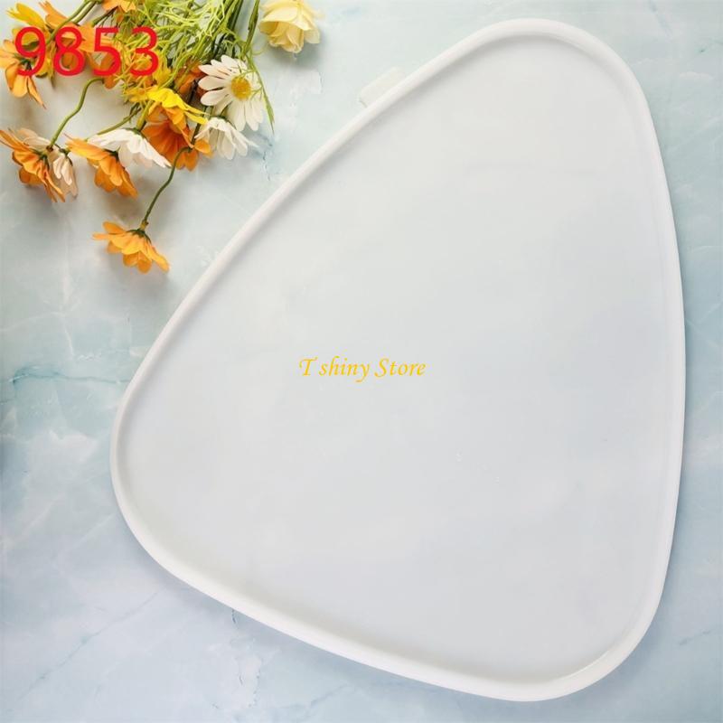 N58F Large Triangle Resin Tabl - Serving Tray Mold ulasan dan harga