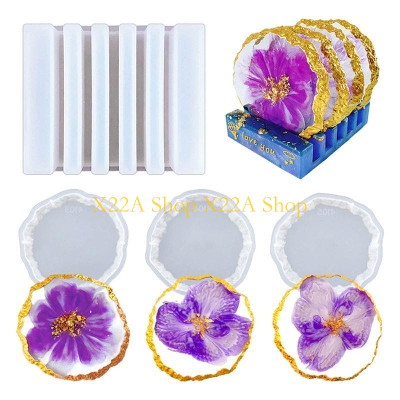 Unique Agate Coasters Silicone - Serving Tray Mold ulasan dan harga